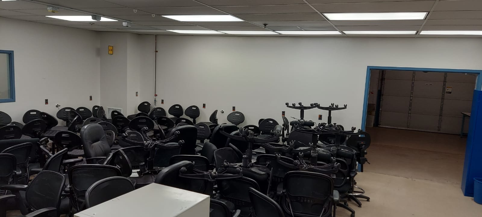 Modern Cornwall College physics laboratory classroom